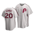 Men'S Philadelphia Phillies Mike Schmidt #20 Cooperstown Collection White Home Jersey