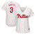 Bryce Harper Philadelphia Phillies Majestic Womens Home Cool Base Replica Player Jersey Jersey White/Scarlet 2021