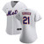 New York Mets Max Scherzer 21 MLB Royal White Home Jersey Gift For Mets Fans