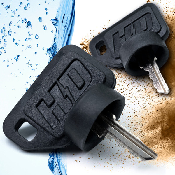 Premium Ignition Starter Key Set Replaces John Deere AM122913 - Umbrella Key Design (2 Pack)