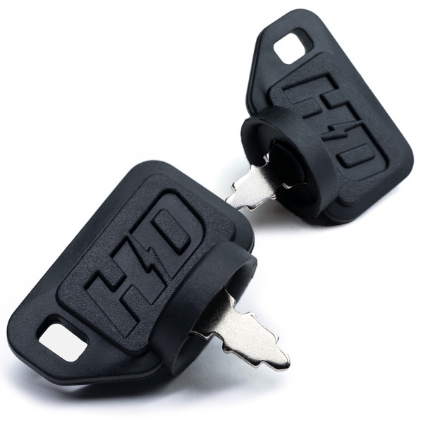 Premium Ignition Starter Key Set Replaces Husqvarna Jonsered AYP 532125104 - Umbrella Key Design (2 Pack)