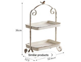 Rustic Vintage Two-Tier Display Stand Rustic Vintage Two-Tier Display Stand