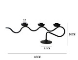 Retro Black Metal Candle Holder Retro Black Metal Candle Holder