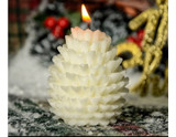 Pine Cone Christmas Candle Pine Cone Christmas Candle