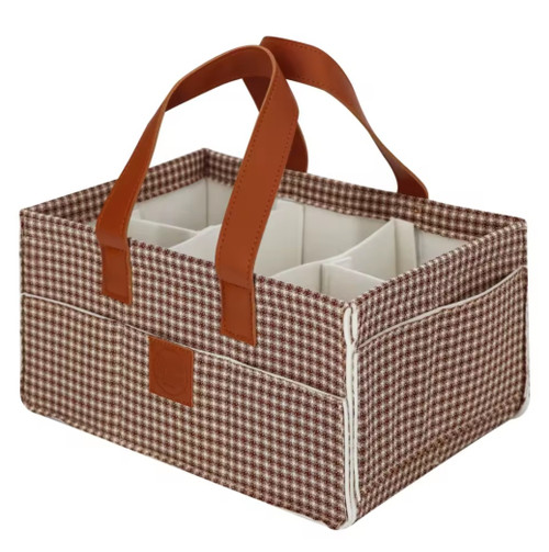 Linen Cloth Baby Diaper Caddy