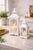 Vintage White Candle Lantern( set of 2)