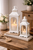 Vintage White Candle Lantern( set of 2)