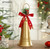 festive metal christmas bell for holiday and seasonal decor