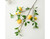 natural touch lemon branch stem 70 cm for home and holiday decor