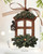 rustic window christmas ornament for holiday and seasonal decor