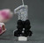 glitter number candle 0–9 black bow design for kids and home decor