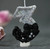 glitter number candle 0–9 black bow design for kids and home decor