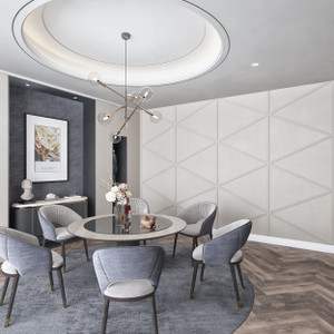 Berlin Geometric MDF Wall Panelling Kit Berlin Geometric MDF Wall Panelling Kit