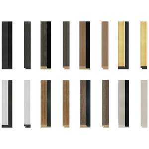 Waterproof 3D Large Slat Wall Panel End Trims (Left Hand & Right Hand) Waterproof 3D Large Slat Wall Panel End Trims (Left Hand & Right Hand)