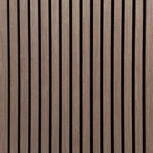 Acoustic Slat Wall Panel (Walnut / 15 Slat) Acoustic Slat Wall Panel (Walnut / 15 Slat)