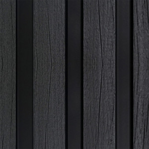 Premium Waterproof Charcoal 3D Large Slat Wall Panel Sample Premium Waterproof Charcoal 3D Large Slat Wall Panel Sample