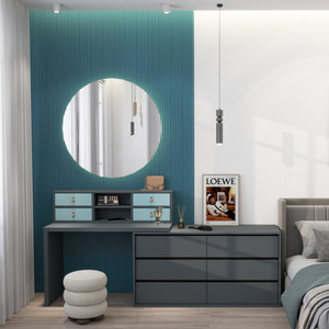 Waterproof Teal 3D Fluted Wall Panel Room Set Waterproof Teal 3D Fluted Wall Panel Room Set