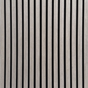 Acoustic Slat Wall Panel Lite (Grey Oak / 15 Slat) Acoustic Slat Wall Panel Lite (Grey Oak / 15 Slat)