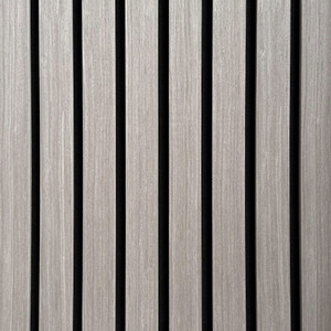 Acoustic Slat Wall Panel Premium (Grey Oak - 8 Slat) Close Up Acoustic Slat Wall Panel Premium (Grey Oak - 8 Slat) Close Up