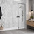 Chevron Grey Tile Effect PVC Shower Panel (10mm) Room Set Chevron Grey Tile Effect PVC Shower Panel (10mm) Room Set