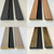 Premium Waterproof 3D Large Slat Wall Panel End Trim (Left & Right) Premium Waterproof 3D Large Slat Wall Panel End Trim (Left & Right)