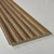 Waterproof Natural Oak 3D Fluted Wall Panel