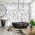 Honeycomb Hex White Matt Tile Effect PVC Shower Panel (10mm) Room Shot Honeycomb Hex White Matt Tile Effect PVC Shower Panel (10mm) Room Shot