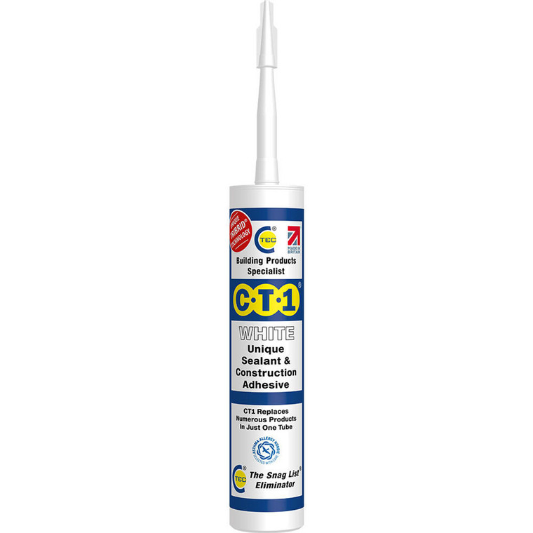 C-TEC CT1 Sealant & Adhesive White 290ml