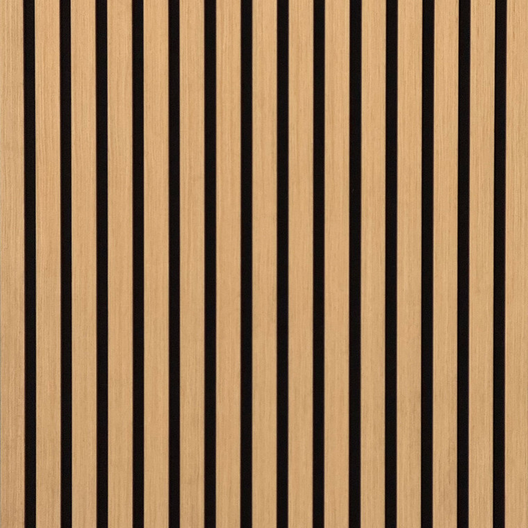 Acoustic Slat Wall Panel White Oak Close Up