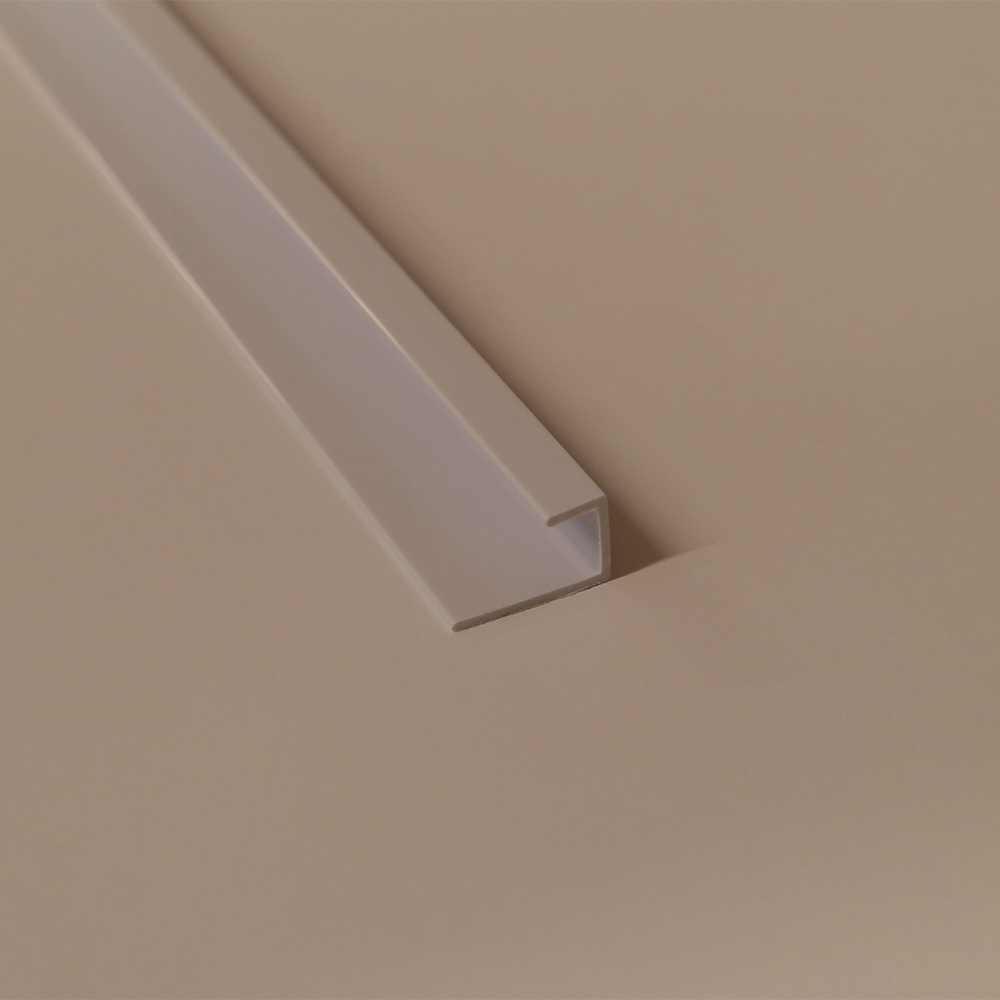 PVC Wall Panel End Cap Trim White
