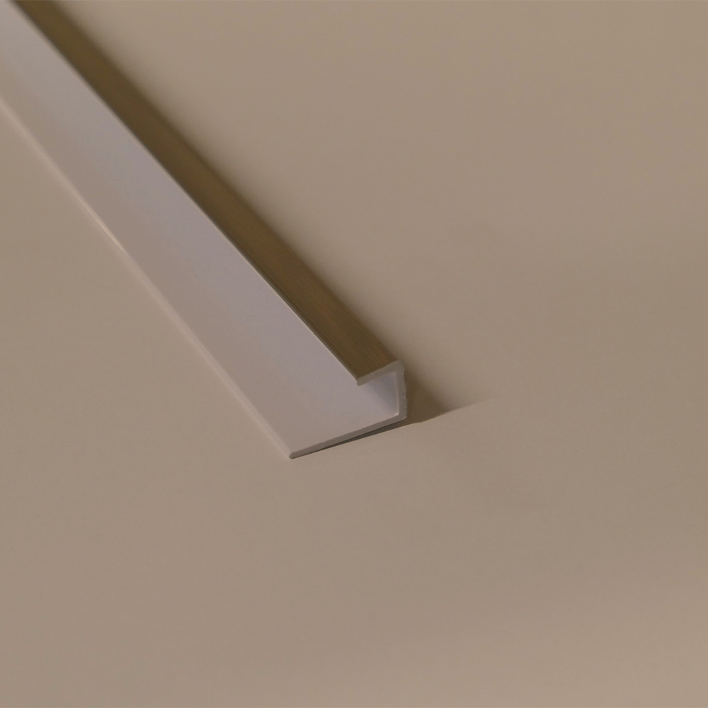 PVC Wall Panel End Cap Trim Silver