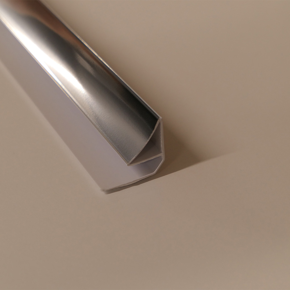 PVC Wall Panel Coving Trim Silver