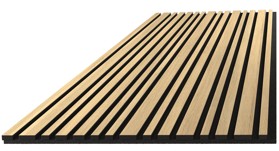 Slat Wall Panel (Acoustic Oak)