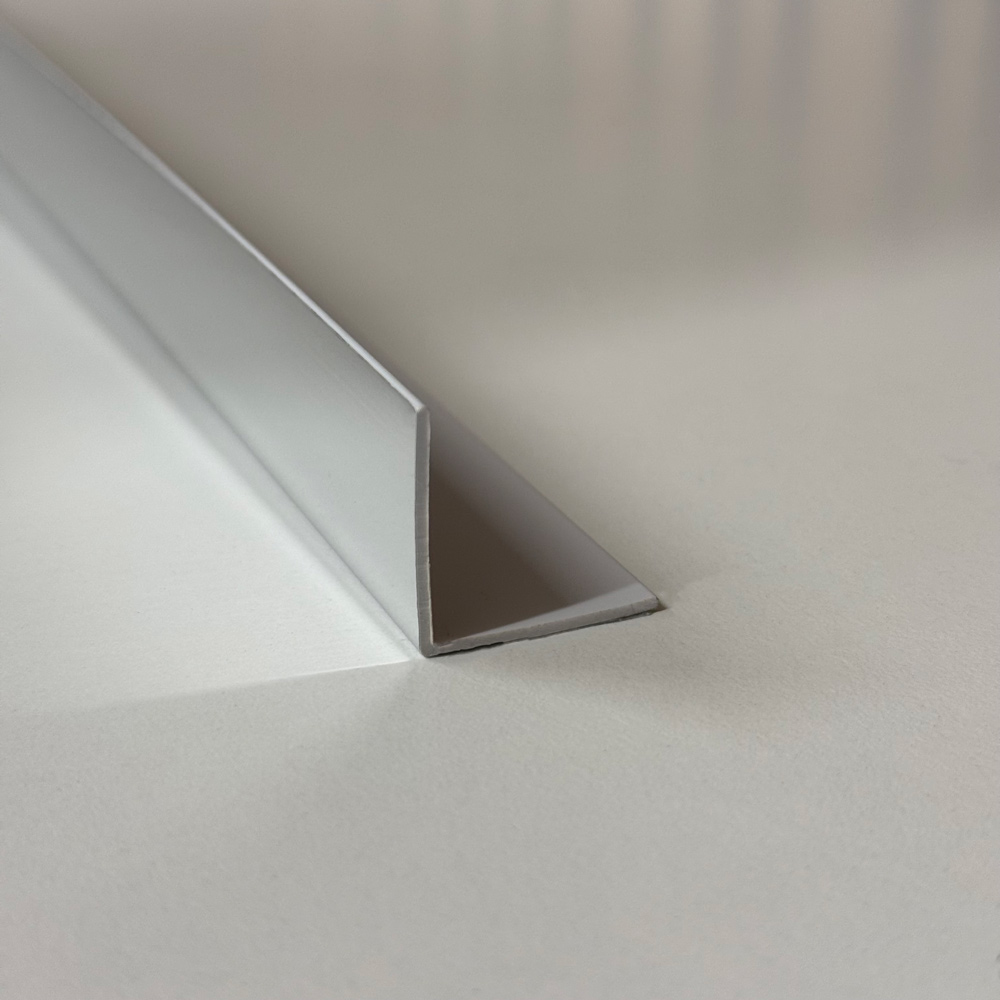 PVC Wall Panel Rigid Angle Trim Silver