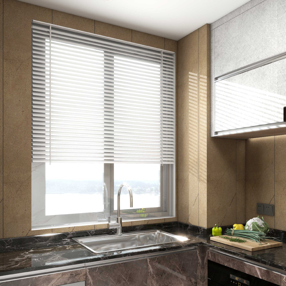 SolidStyle Earth Stone Brown Textured Wall Panel Tile (Pack of 4)