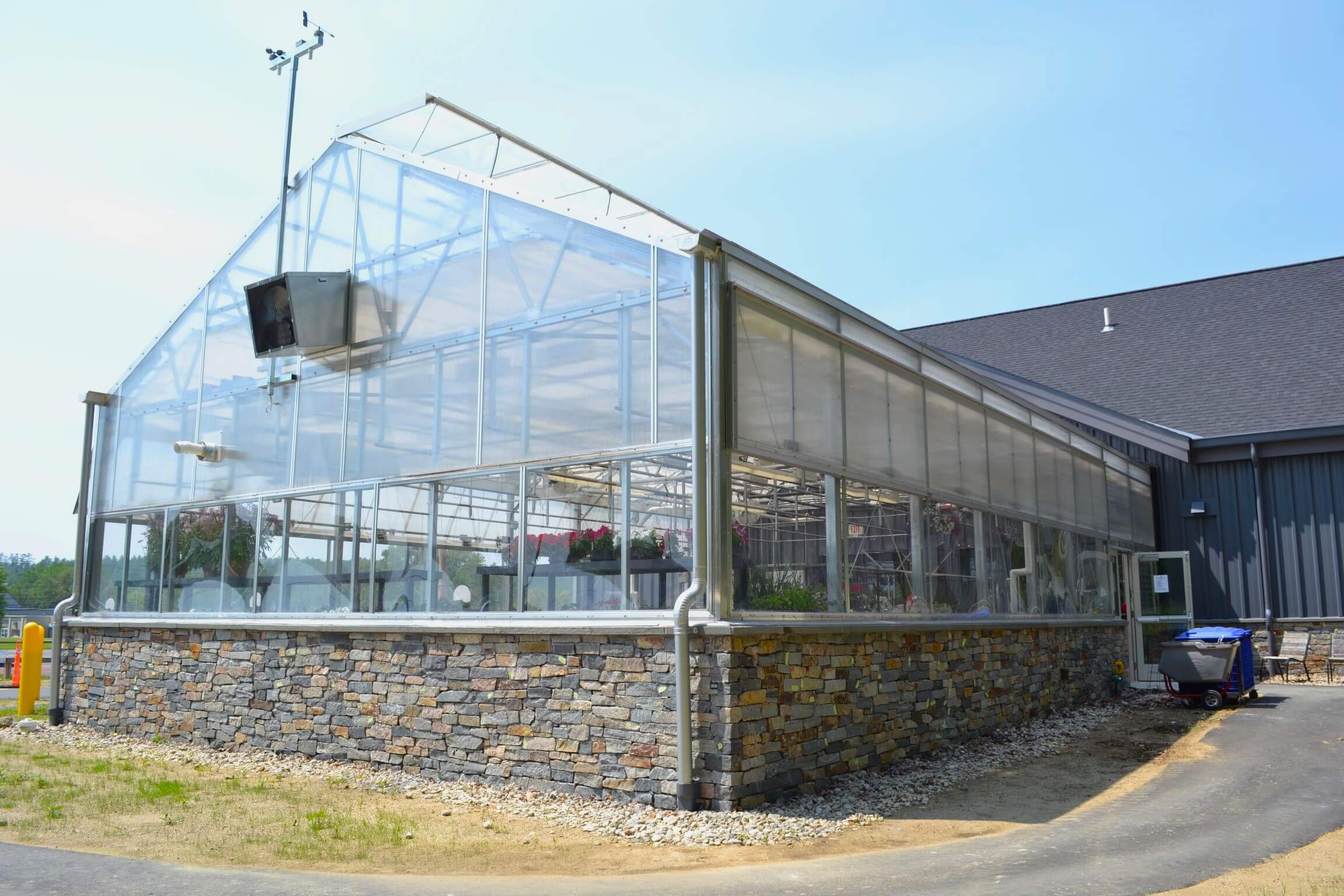 Greenhouse at a high school