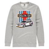 The Lancia Delta S4 was considered by many as the ultimate weapon of choice and could accelerate from 0-100km/h in 2-3 seconds on a gravel road and this sweatshirt from powersport legends is our tribute to an iconic Group B rally legend.