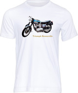 This highly collectable print is by Brian Sapsford, an airbrush artist and illustrator, who is also an ex-TT rider and keen bike enthusiast. Amost 100 hours of painstaking work was required together with hours of research to ensure that this 1961 Triumph Bonneville has been captured as accurately as possible.