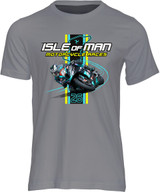 Isle of Man Road Racing 2026 Rider & Stripe T-Shirt