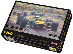 In 2009, the UK Times newspaper placed Clark at the top of a list of the greatest-ever drivers.  His career was tragically cut short in a fatal accident at Hockenheim in 1968.