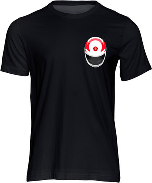 A road racing tribute T-shirt to three times Isle of Man TT winner and motorcycle racing legend, Carl Fogarty.