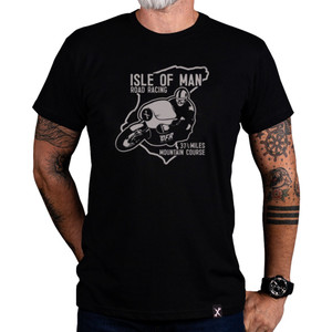 The IOM Road Racing T-shirt celebrates the road racing season on the Isle of Man and it has been a long time coming and we can’t wait.