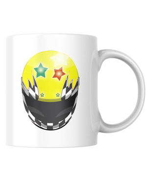 A road racing tribute mug to ten times Isle of Man TT winner, Ian Lougher.