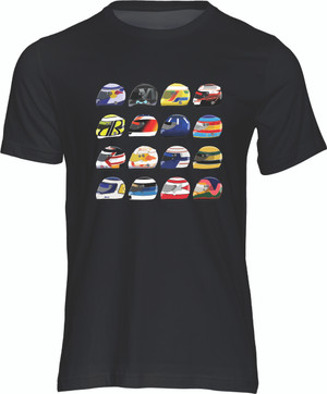 F1 Modern Helmets T-Shirt