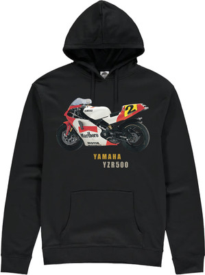 One of the most iconic GP bikes of the 500cc era was the Marlboro Yamaha YZR500 (OWC1), ridden by Wayne Rainey, who won seven rounds of the 1990 season to win his first World Championship.  Celebrate this motorcycling masterpiece with this hoodie from Powersport Legends.