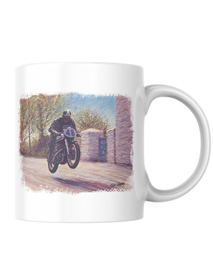 Geoff Duke Art Print Mug