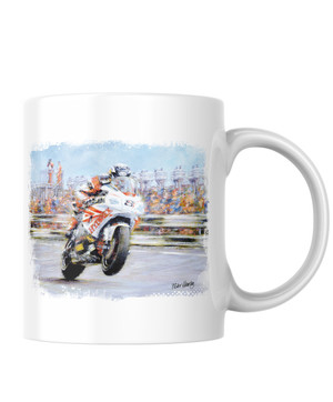 Guy Martin Art Print Mug