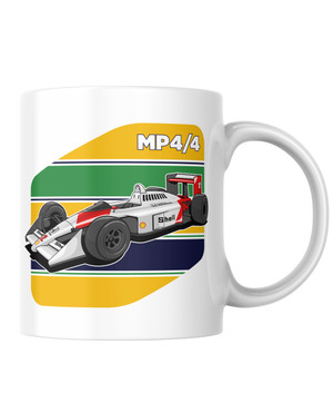 Ayrton Senna McLaren MP4/4 Mug