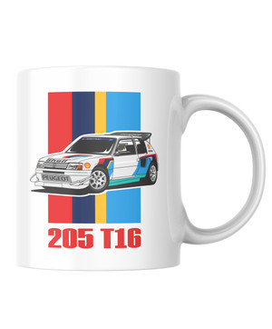 Peugeot 205 T16 Group B Monster Mug