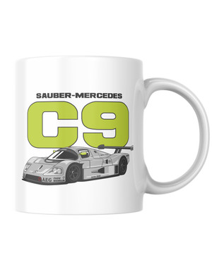 Sauber Mercedes C9 Group C Car Mug